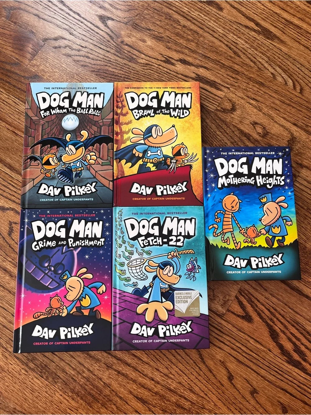 Dog Man Five Book Set by Dav Pilkey